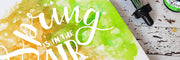 Colourful hand lettering!