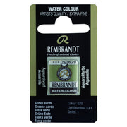 Rembrandt Watercolour Half Pan - 629 - Terre-Verte