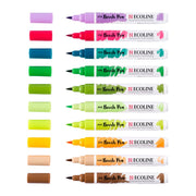 Ecolinee Brushpen Set  cardboard 10 Botanic
