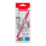 BRUYNZEEL FINELINER BRUSHPEN RIO Set 6