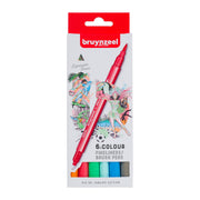 BRUYNZEEL FINELINER BRUSHPEN RIO Set 6