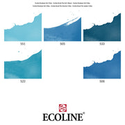 Ecoline Brushpen Set 5pc - Blue