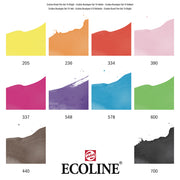 Ecoline Brushpen Set 10pc - Bright