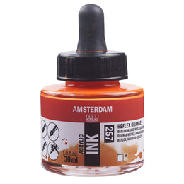 Amsterdam Acrylic Ink 30ml - 257 - Reflex Orange