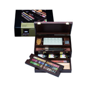 Rembrandt Watercolour Wooden Box Set Master Pans