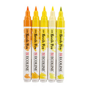 Ecoline Brushpen Set 5pc -Yellow