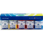 Gouache Plastic Set 10 x 16ml Jars