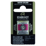 Rembrandt Watercolour Half Pan - 336 - Perm. Madde