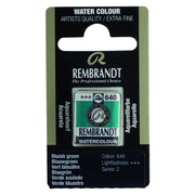 Rembrandt Watercolour Half Pan - 640 - Bluish Gree