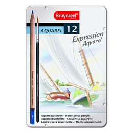 Bruynzeel Expression Aquarel Pencil Tin 12