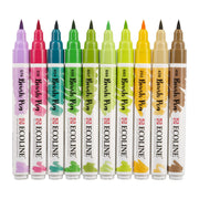 Ecoline Brushpen Set 10pc - Botanic