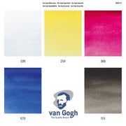 Van Gogh Watercolours Primary 5x10ml Tubes