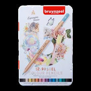 Bruynzeel Expression Colour Pencil Tin Pastels 12