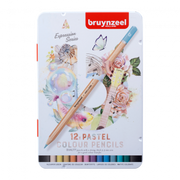 Bruynzeel Expression Colour Pencil Tin Pastels 12