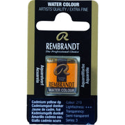 Rembrandt Watercolour Half Pan - 210 - Cadmium Yel