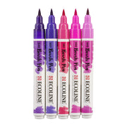Ecoline Brushpen Set 5pc - Violet