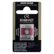 Rembrandt Watercolour Half Pan - 567 - Pernament R
