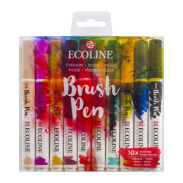 Ecoline Brushpen Set 10pc - Fashion