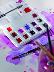 Van Gogh Watercolour Pocket Box 12 Half Pan Pinks