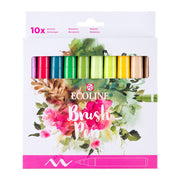 Ecolinee Brushpen Set  cardboard 10 Botanic