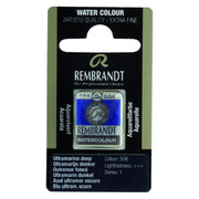 Rembrandt Watercolour Half Pan - 506 - Ultramarine