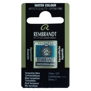 Rembrandt Watercolour Half Pan - 522 - Turquoise B