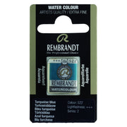 Rembrandt Watercolour Half Pan - 522 - Turquoise B