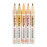 Ecoline Brushpen Set 5pc - Beige Pink