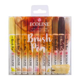 Ecoline Brushpen Set 10pc - Skin