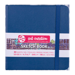 Talens Art Creations Sketch Book Navy Blue 12x12 140gsm
