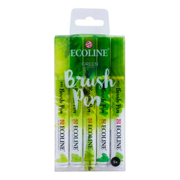 Ecoline Brushpen Set 5pc - Green
