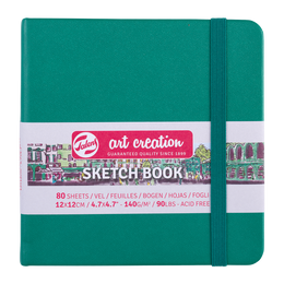 Talens Art Creations Sketch Book Forest Green 12x12 140gsm