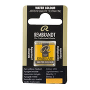 Rembrandt Watercolour Half Pan - 269 - Azo Yellow