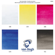Van Gogh Watercolours Pocketbox Primary 5 + 7 Empty