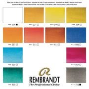 Rembrandt Watercolour Metal 12 Pan Set PORTRT.