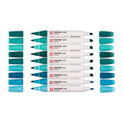 Talens Pantone Marker Set Of 9 Blue Green