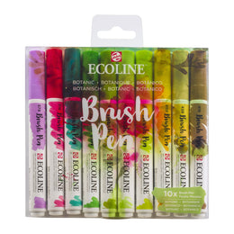 Ecoline Brushpen Set 10pc - Botanic