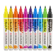 Ecoline Brushpen Set 10pc - Primary