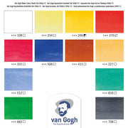 Van Gogh Watercolour Plastic 12 10ml Tube Set
