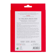 BRUYNZEEL FINELINER BRUSHPEN SET 24